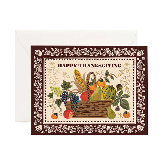 Harvest Thanksgiving Card