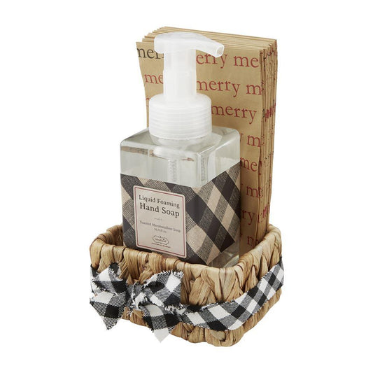 Soap & Guest Towel Basket Set