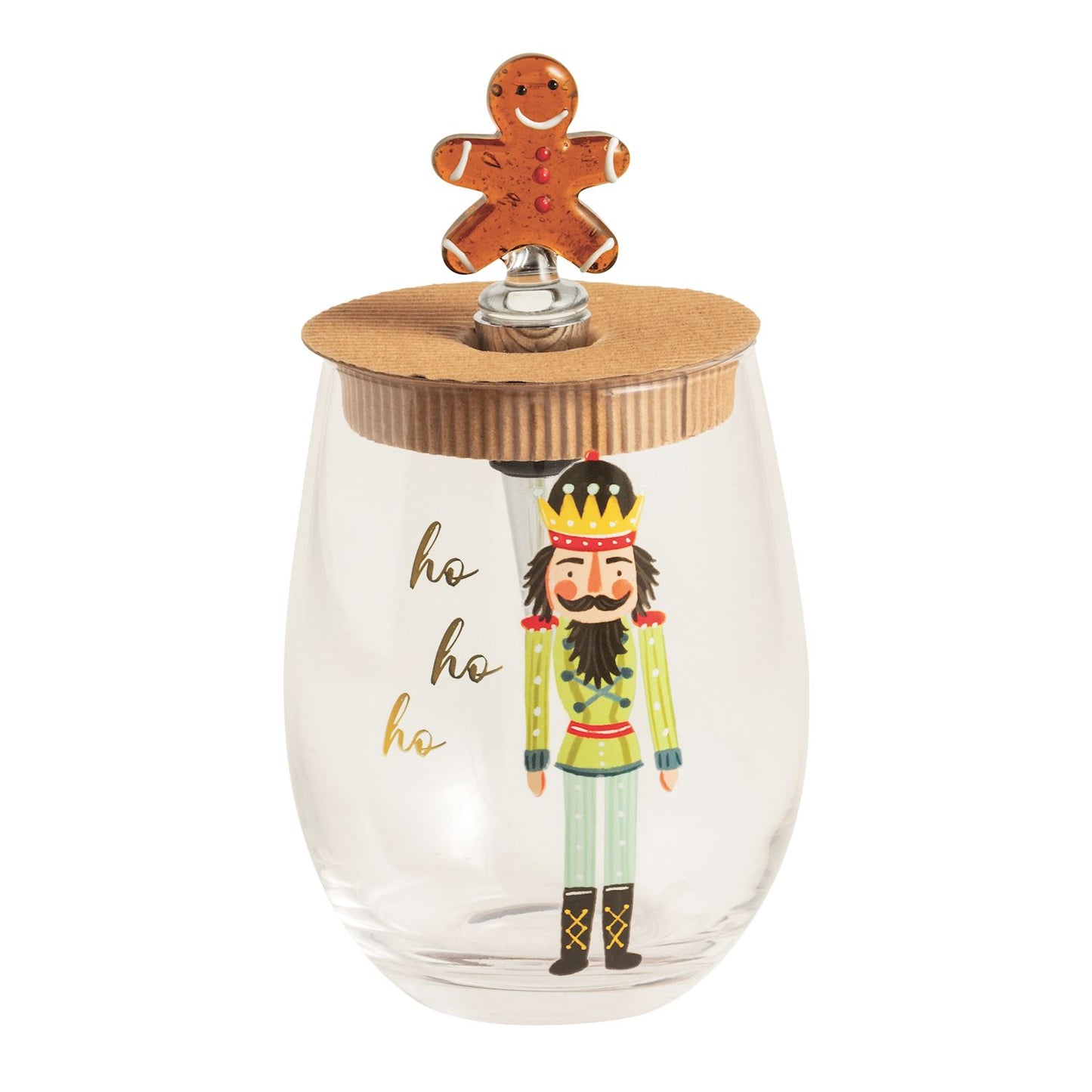 Nutcracker Wine Glass & Topper