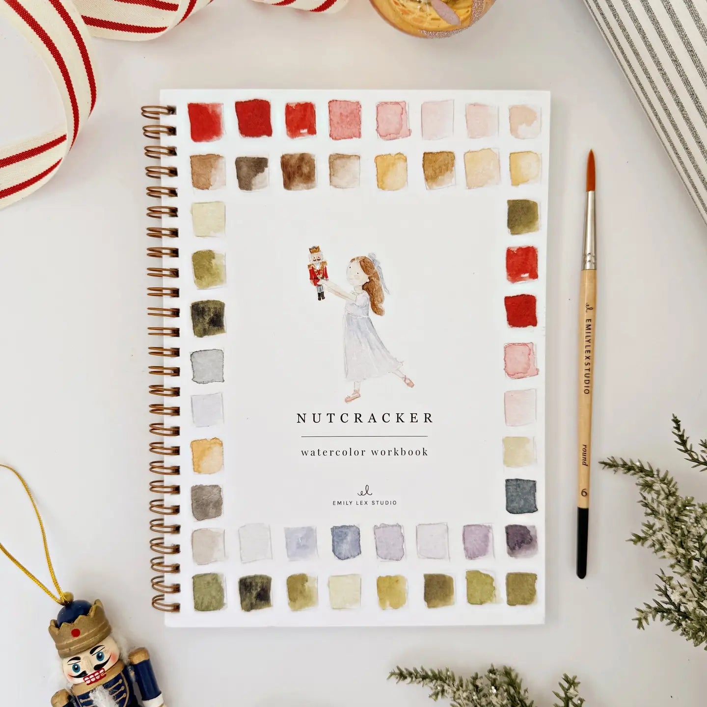 Christmas Watercolor Workbook