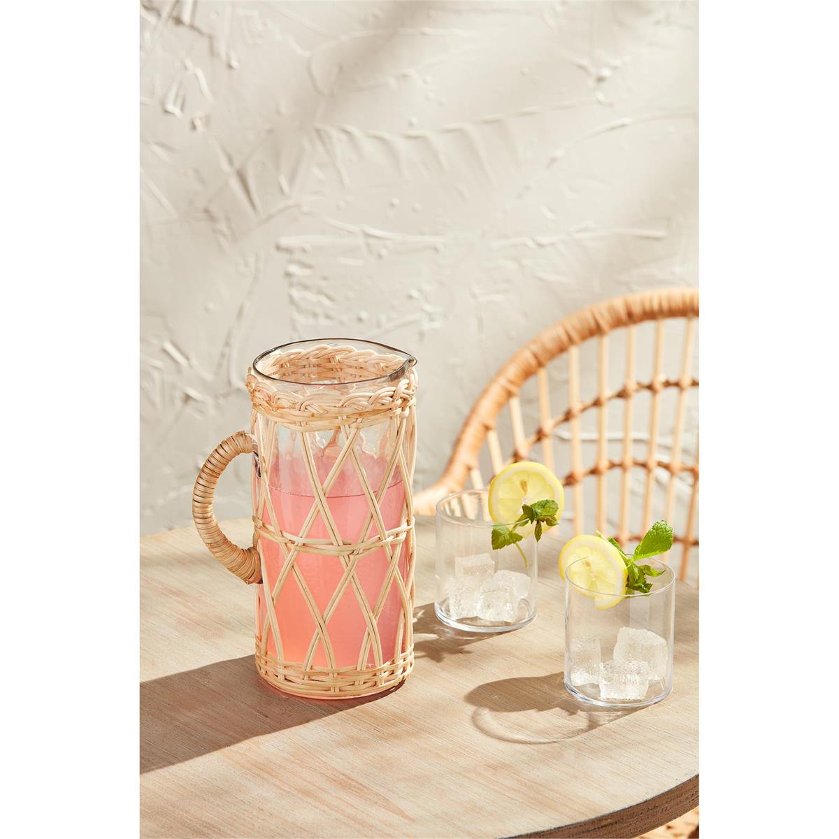 Woven Glass Pitcher