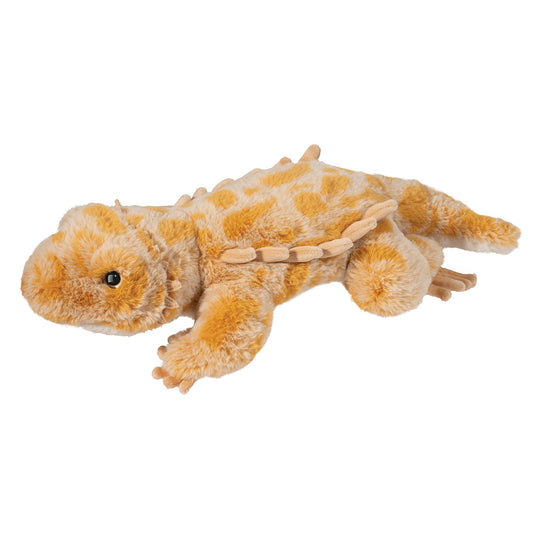 Boogie soft bearded dragon stuffed animal plush in golden tan