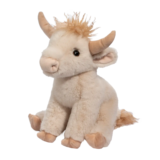 Laddie Cream Highland Cow Plush