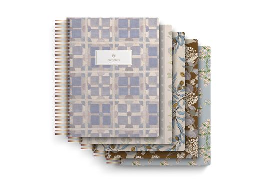ESV Spiral-Bound Journaling Bible Five-Volume Set with Lulie Wallace artwork
