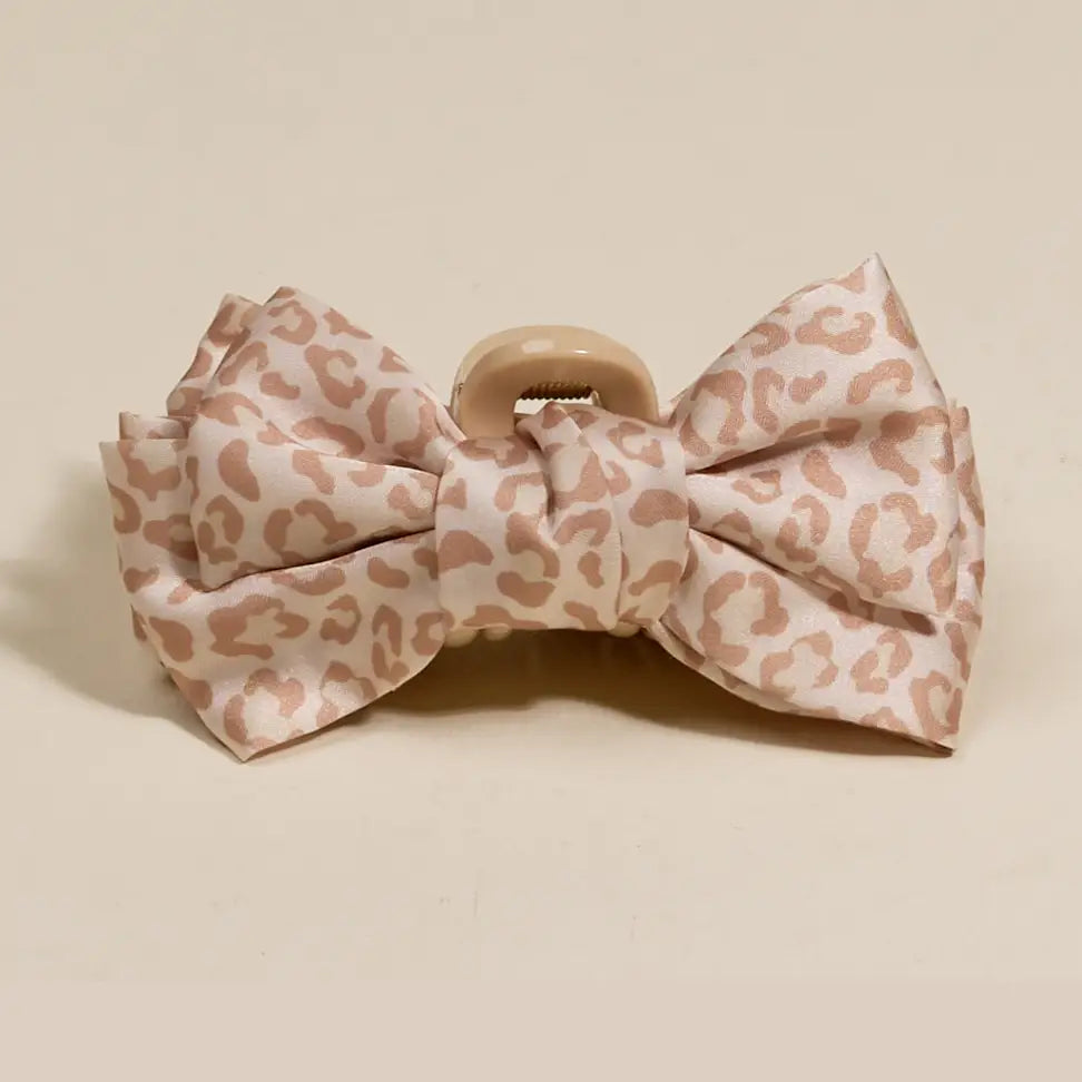 Mini Satin Bow Claw Clip |