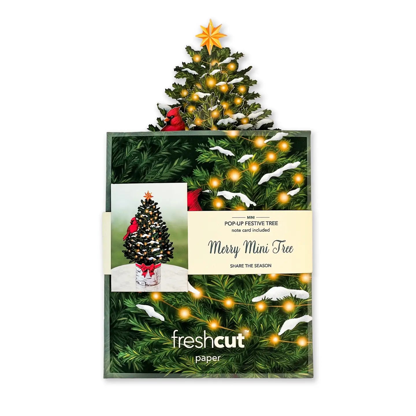 Merry Mini Tree Greeting Card