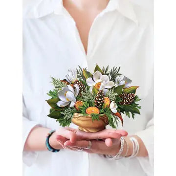 Winter Magnolia Greeting Card