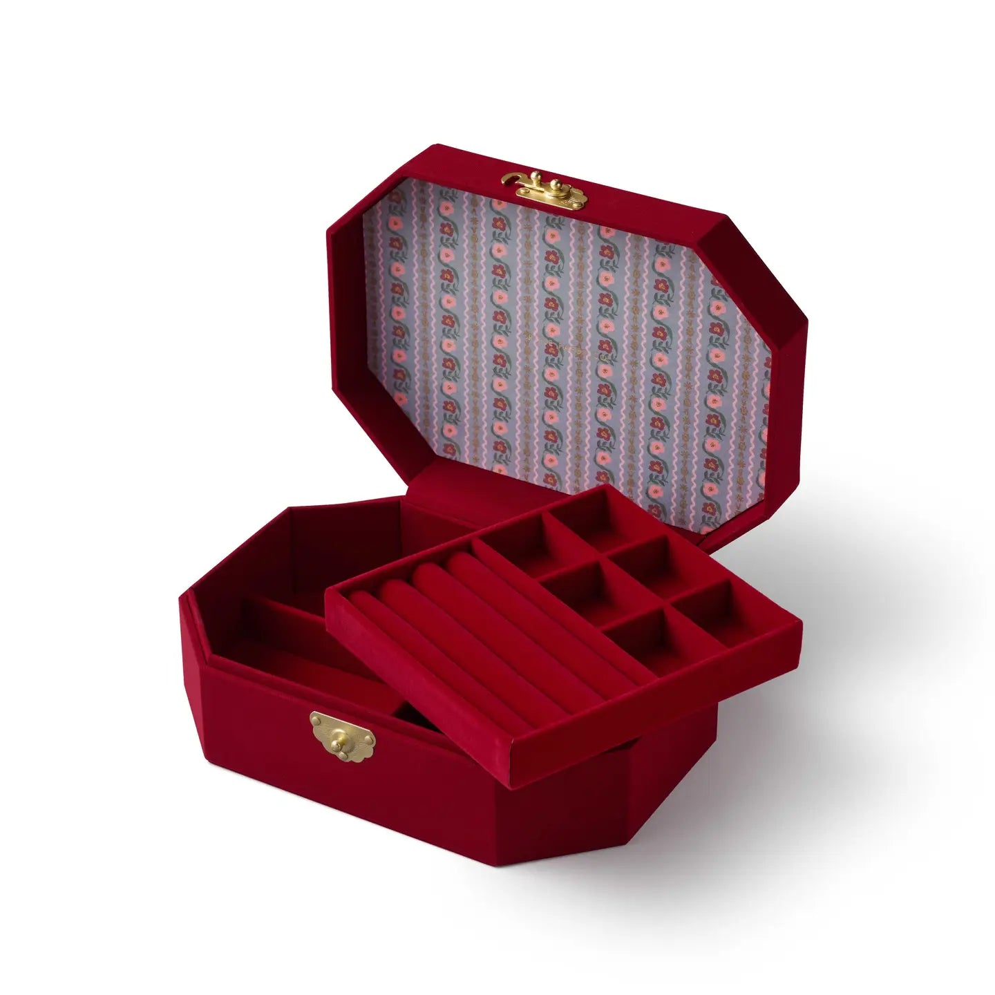 Embroidered Jewelry Box