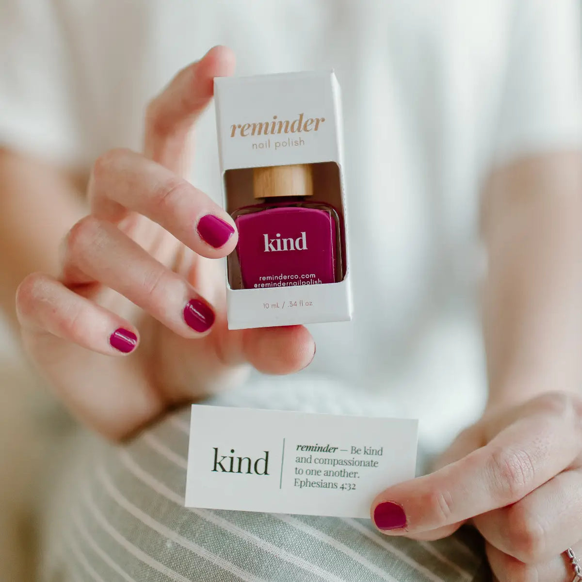 Reminder Non-Toxic Nail Polish | Faith-Inspired 21-Free Polish