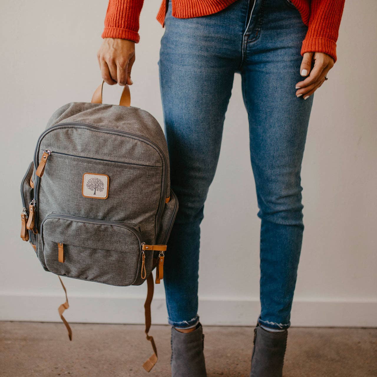 Birch Bag Mini - Diaper Backpack in Gray