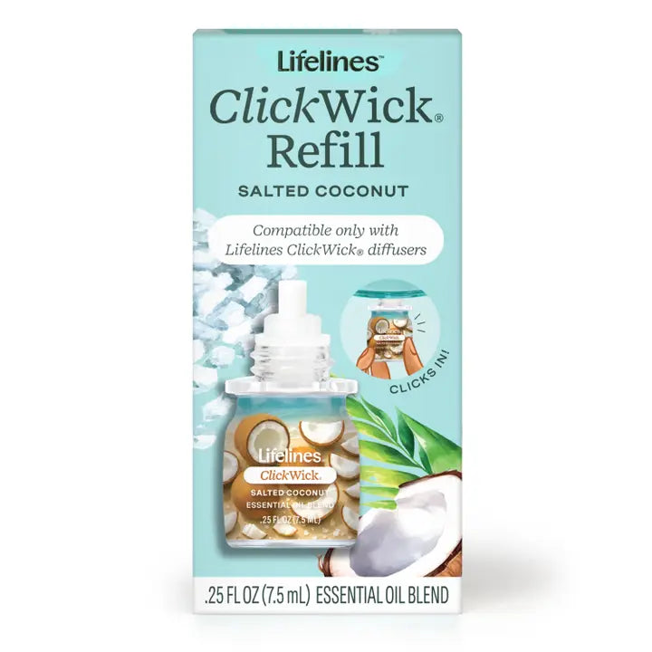 Lifelines ClickWick® Essential Oil Refills | 100% Pure Essential Oils