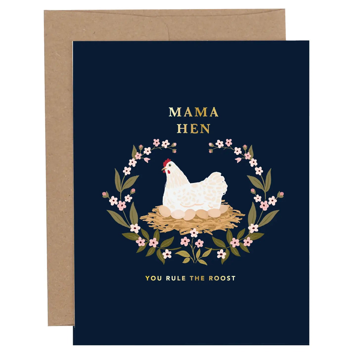 Mama Hen Greeting Card