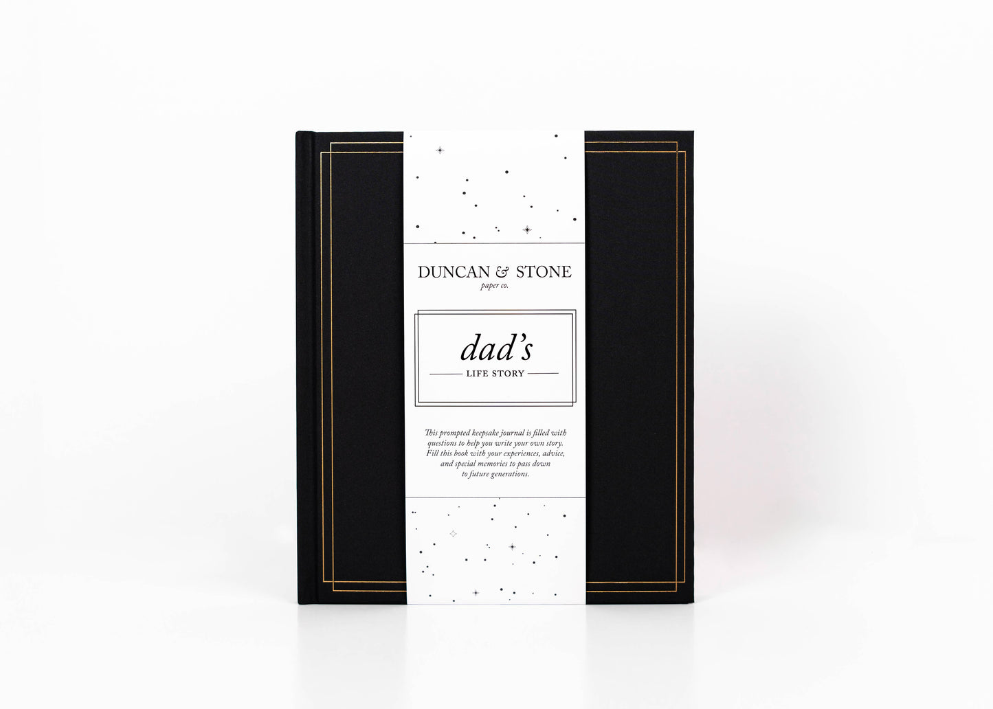 DAD Tell Me Your Story Journal - Linen Bound Life Story Book