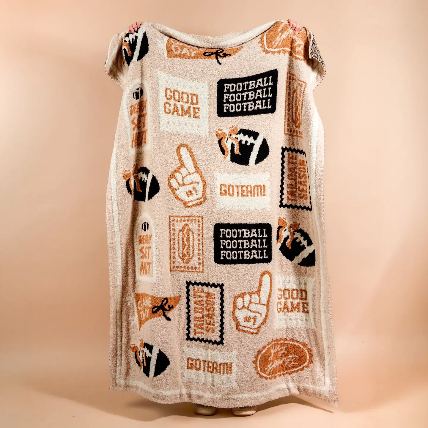 Get Your Game On! Cozy Dream Luxe Football Blanket