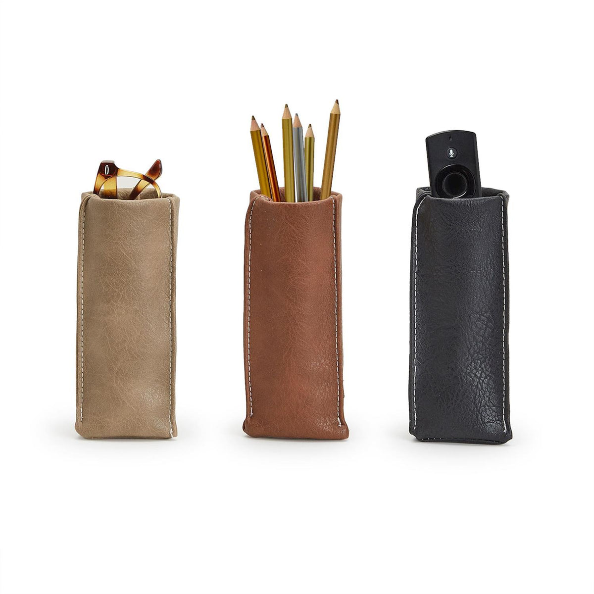 Looking Good Weighted Eyeglass Holder | Vegan Leather Glasses Stand