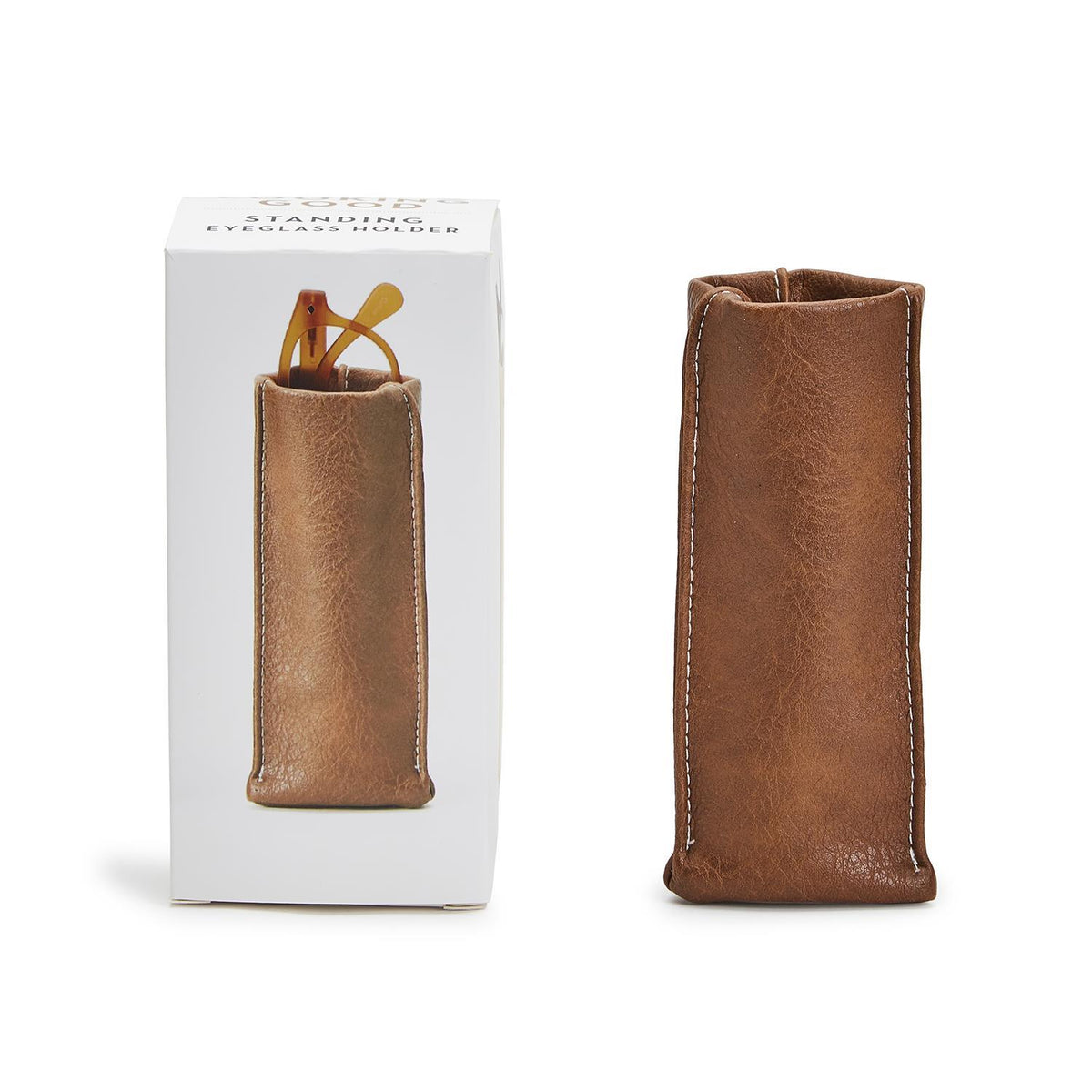Looking Good Weighted Eyeglass Holder | Vegan Leather Glasses Stand