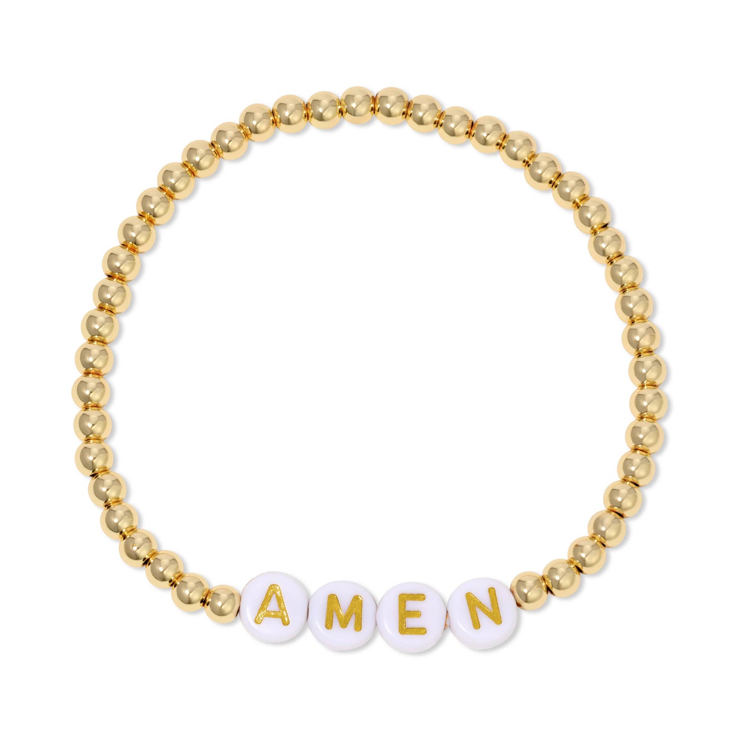 Amen Beaded Bracelet