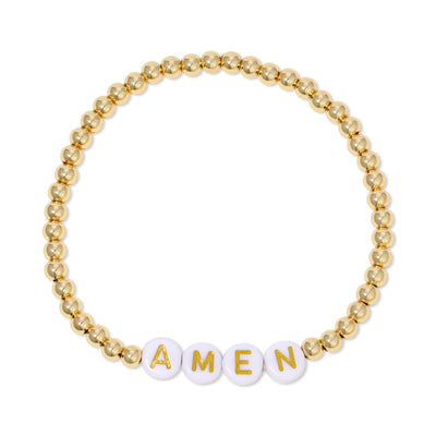 Amen Beaded Bracelet