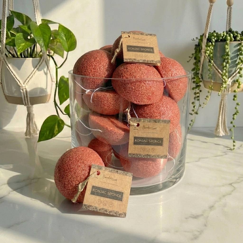 Charcoal Konjac Facial Cleansing Sponge