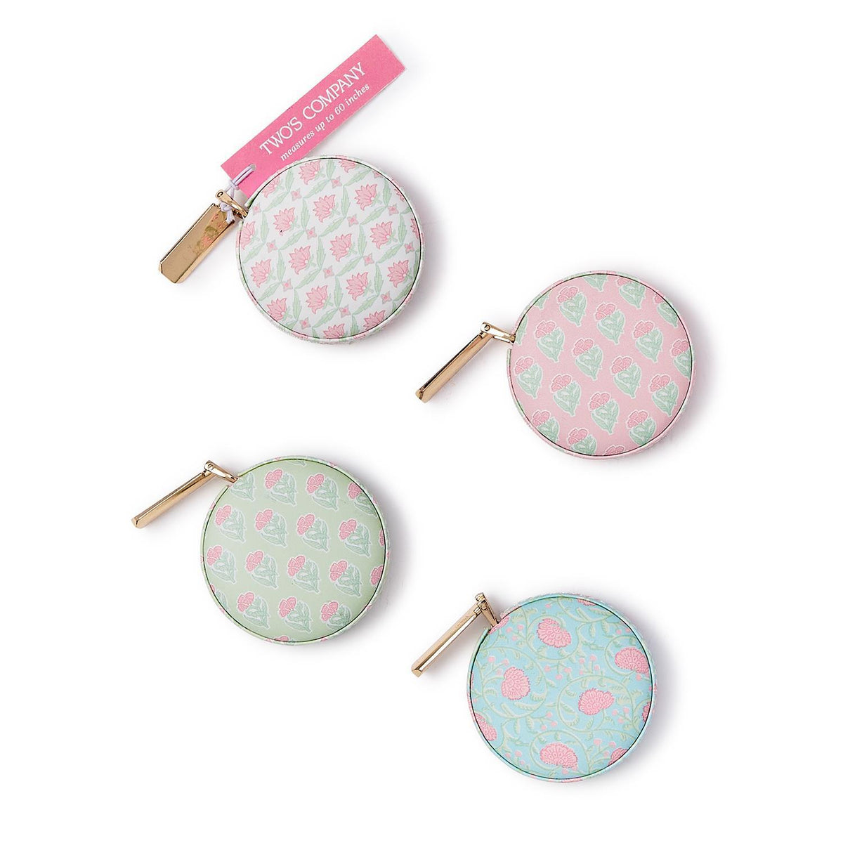 Floral Block Print Measuring Tape