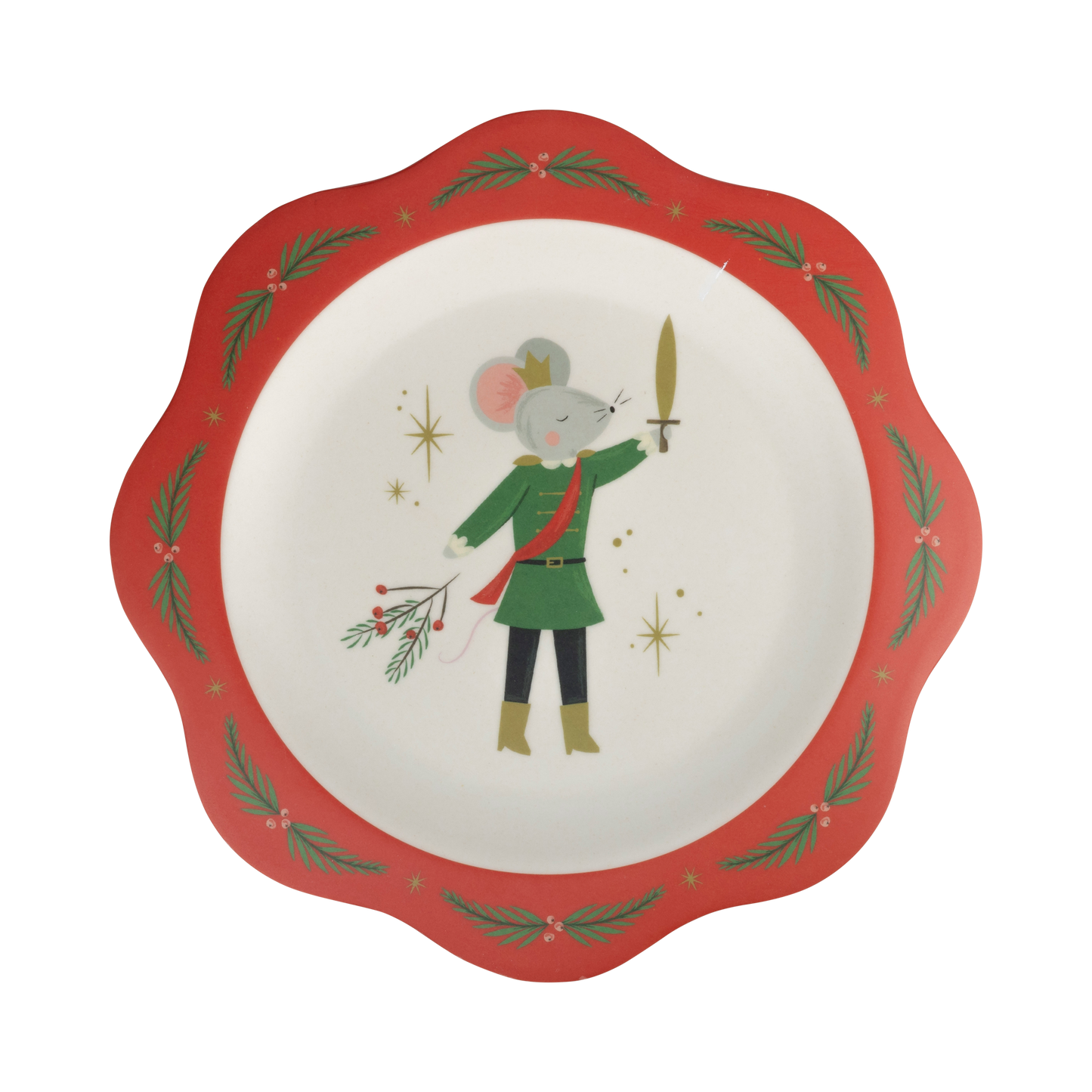 Nutcracker Bamboo 9" Plate