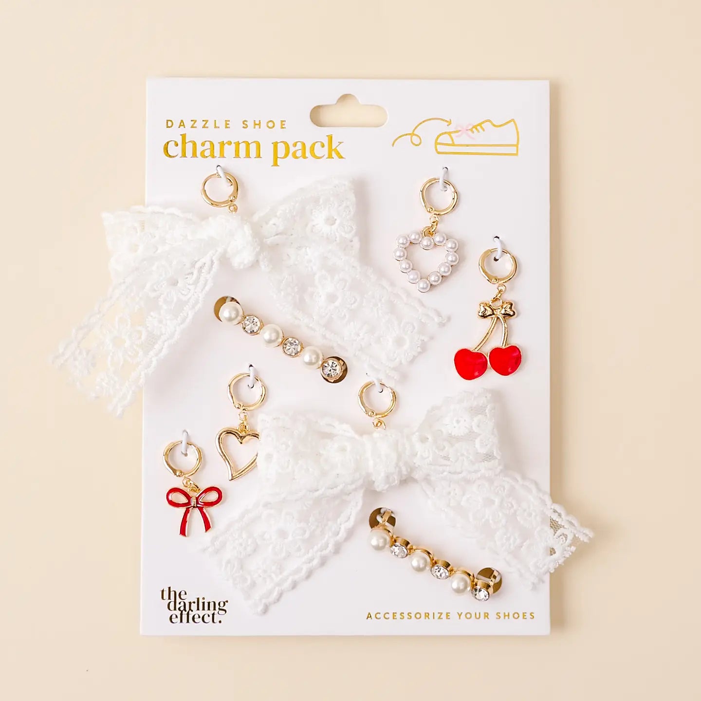 Dazzle Shoe Charm Pack Cherry Twist