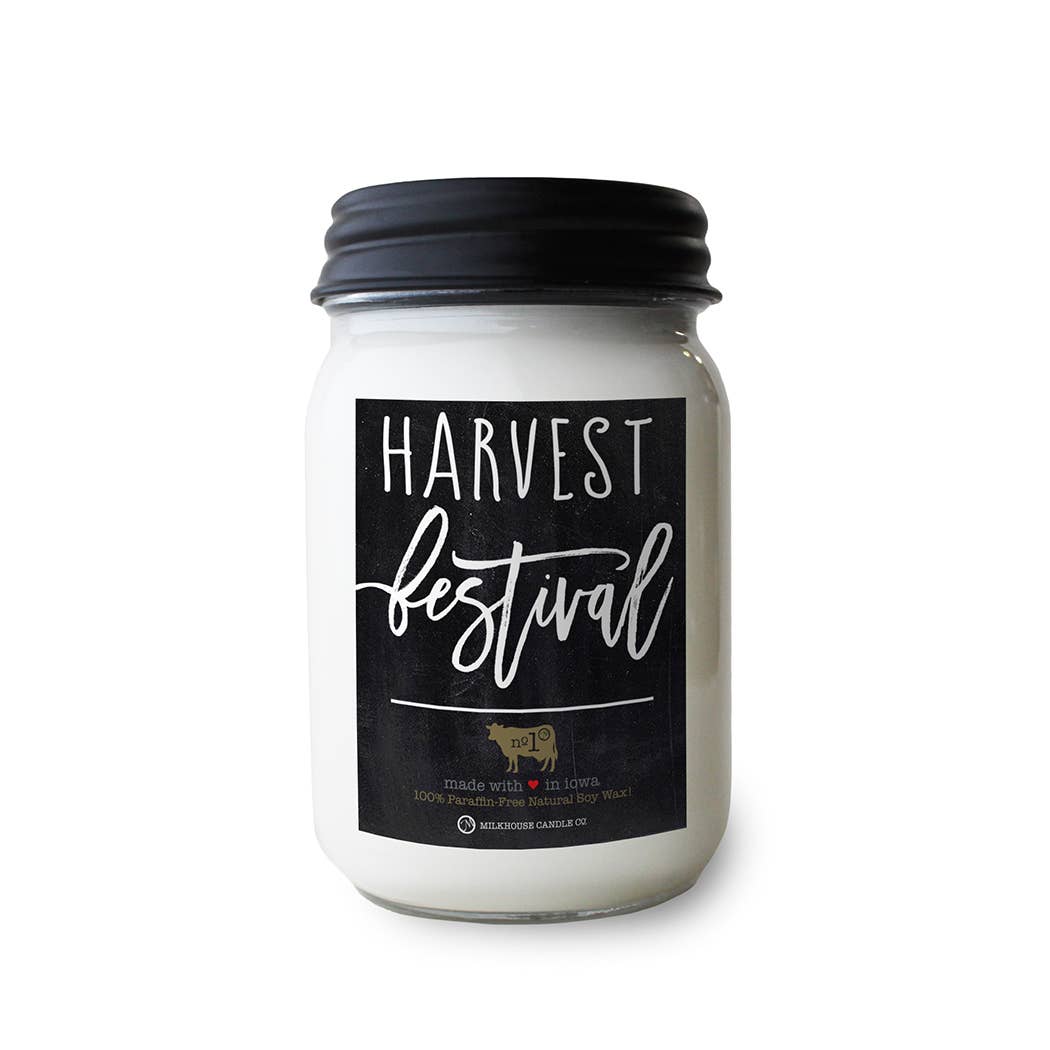 Harvest Festival 13 oz Mason Jar Candle