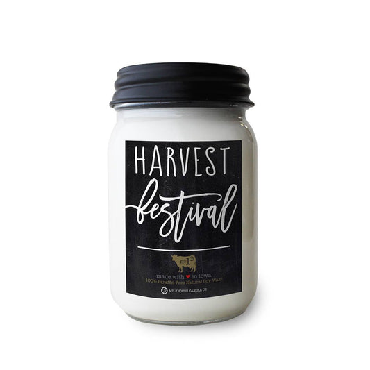 Harvest Festival 13 oz Mason Jar Candle