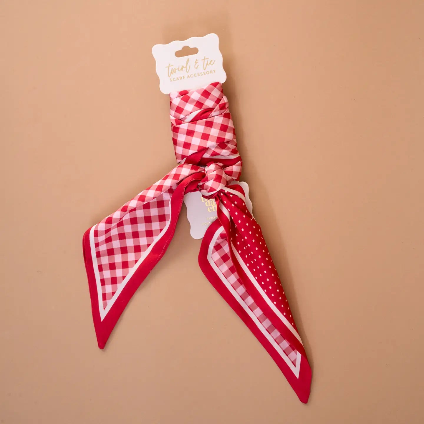 Get Your Game On! Twirl & Tie Satin Scarf