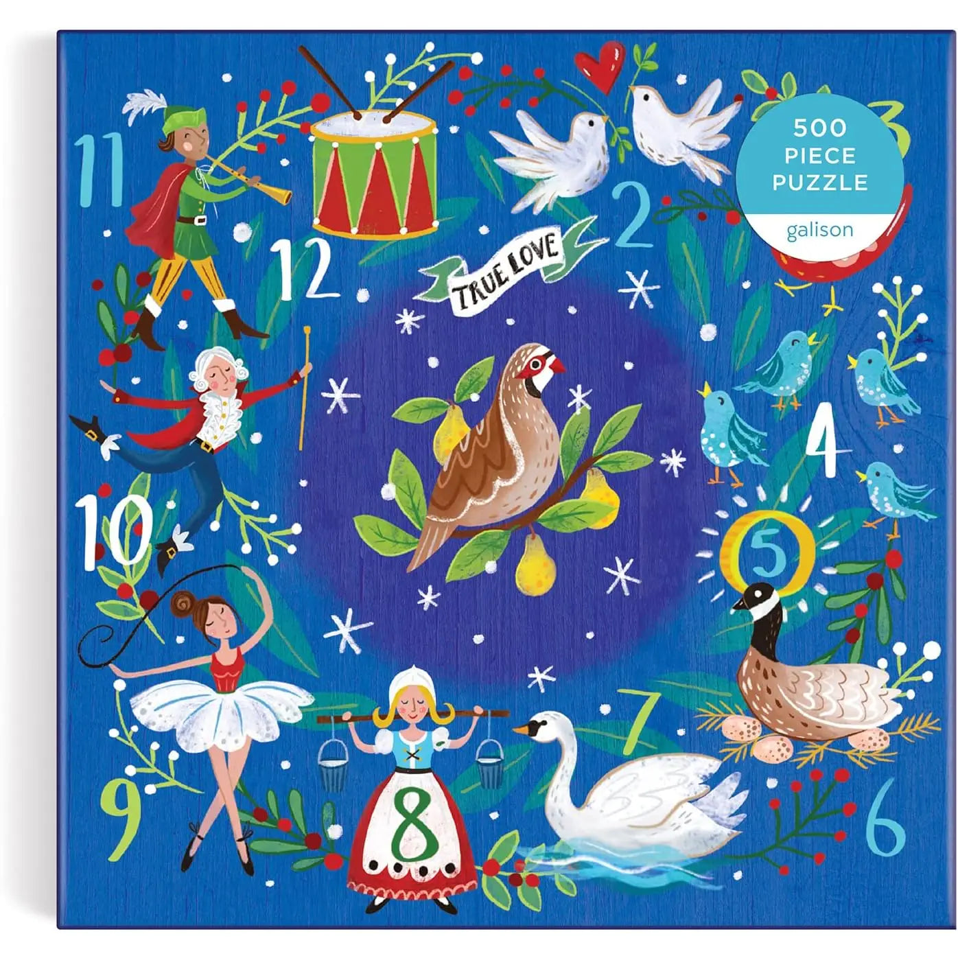 12 Days Wreath 500 Piece Puzzle