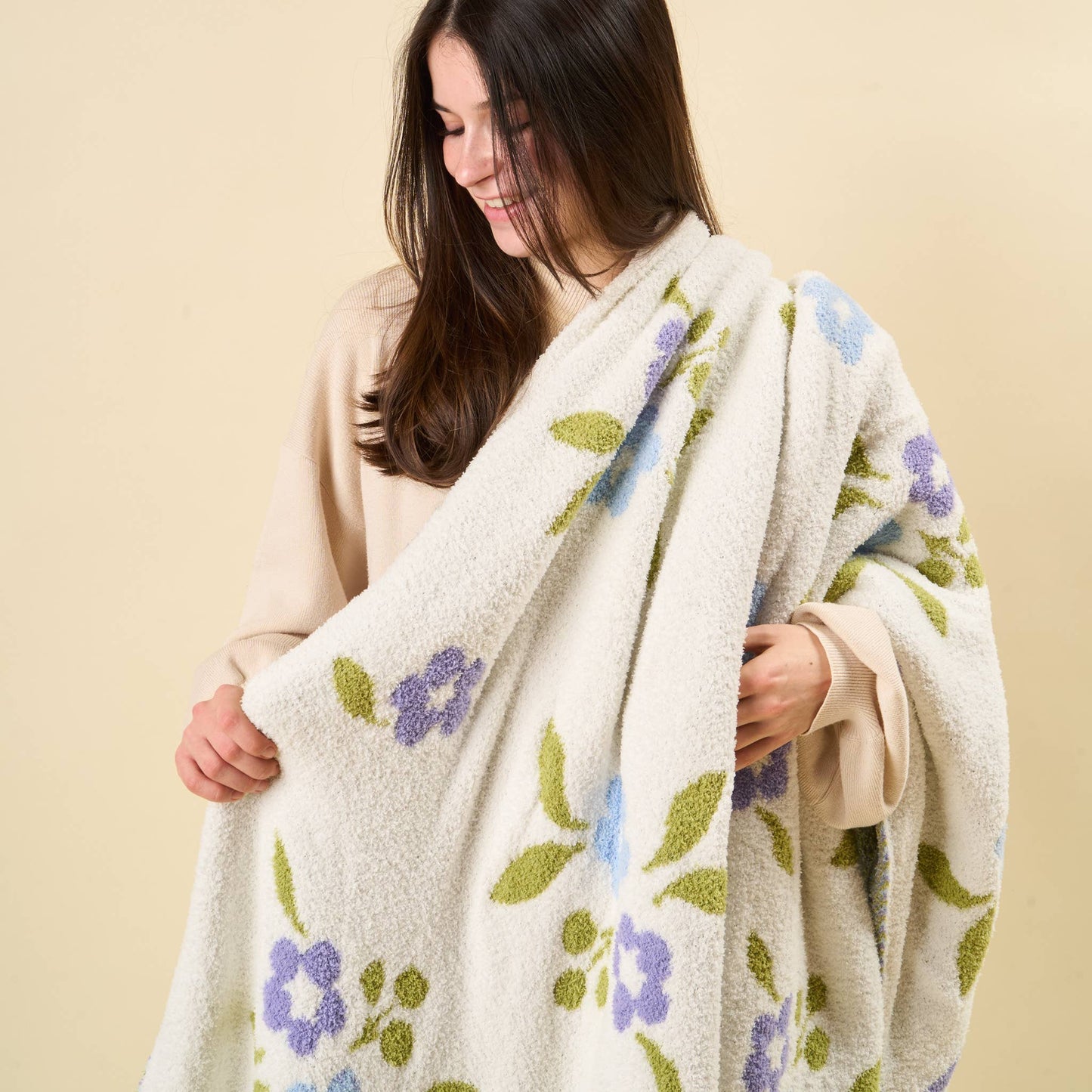 Floral Cozy Dreams Luxe Blanket