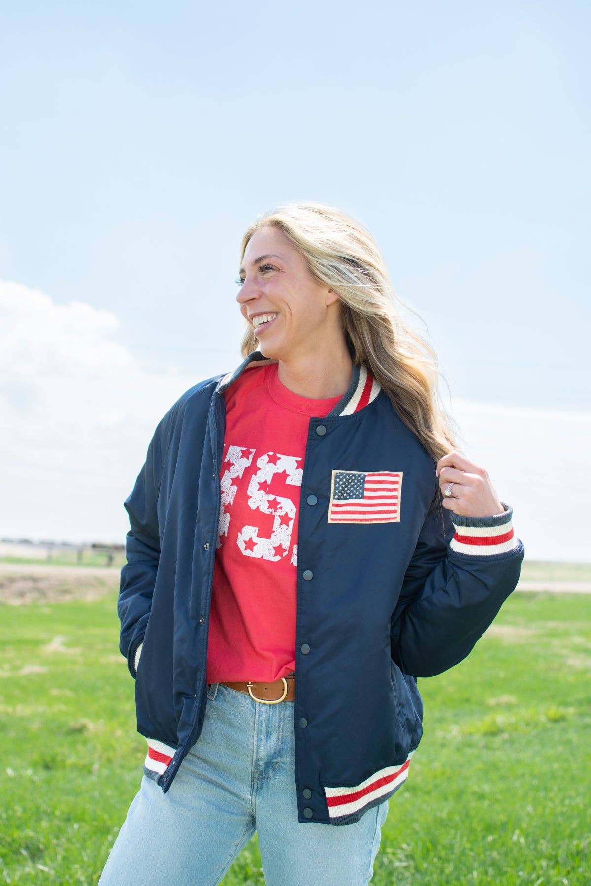USA 250 Varsity Style Jacket