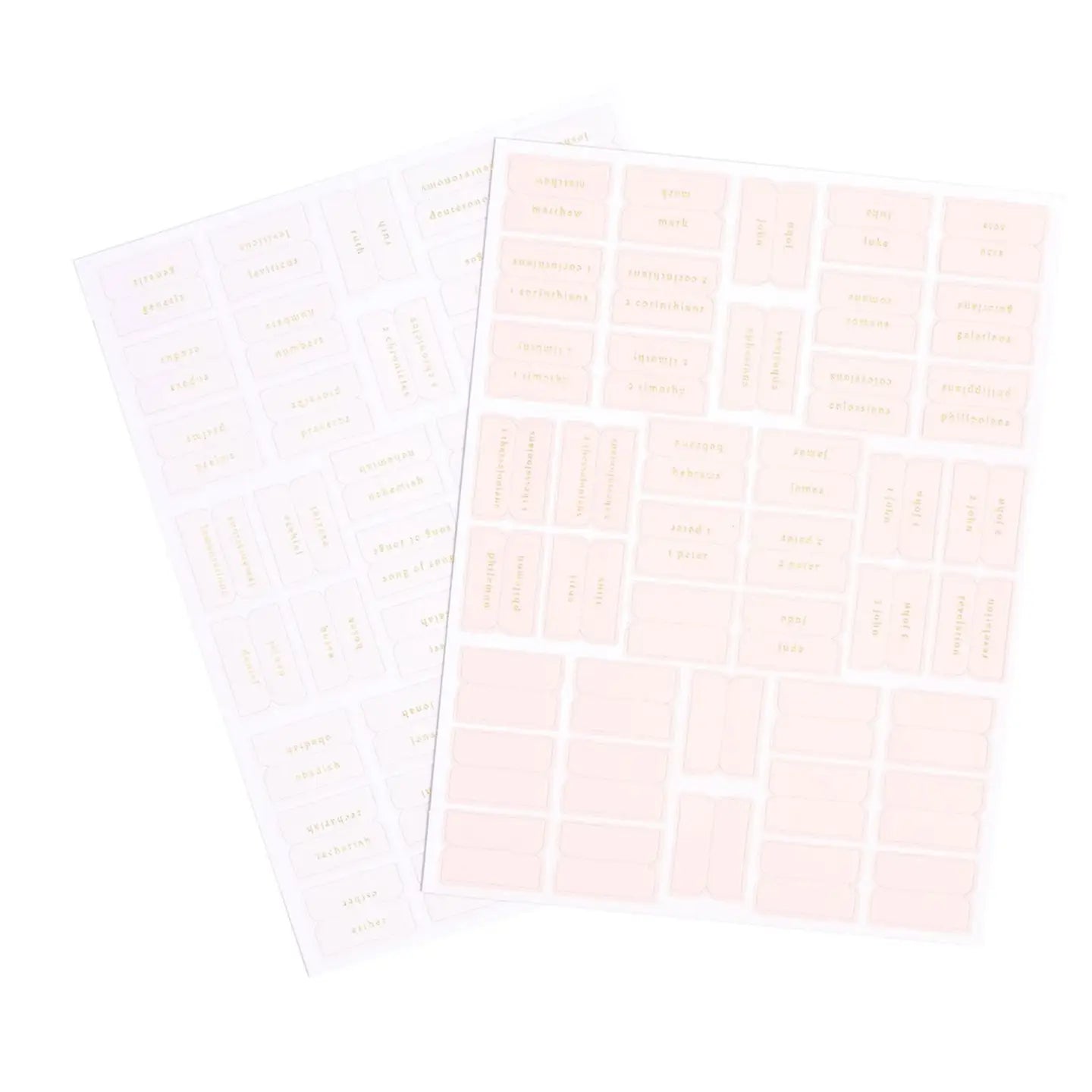 Pink and Cream Bible Tabs