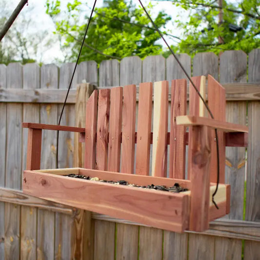 Amish Made Swing Bird feeder