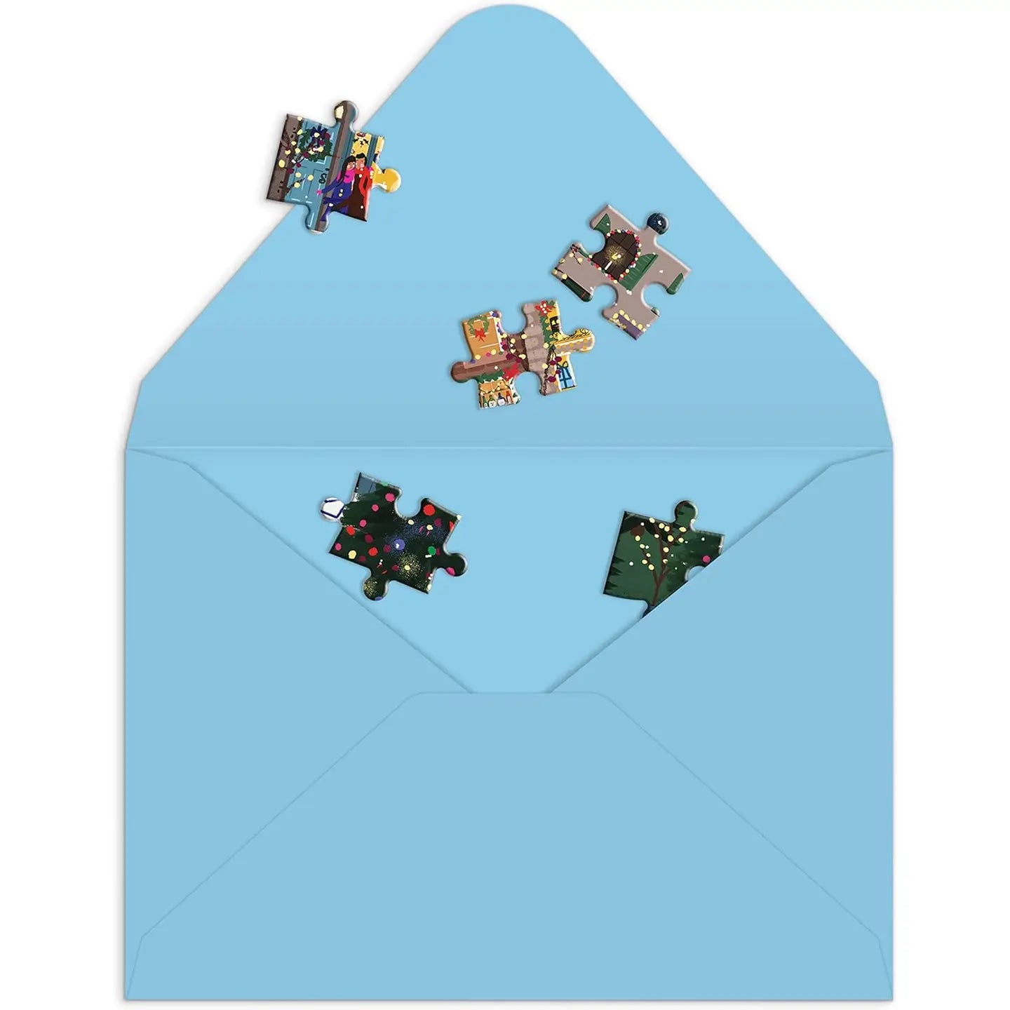 Winter Lights Greeting Puzzle