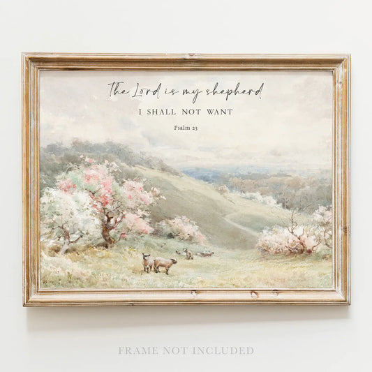 Psalm 23 Art 8x10