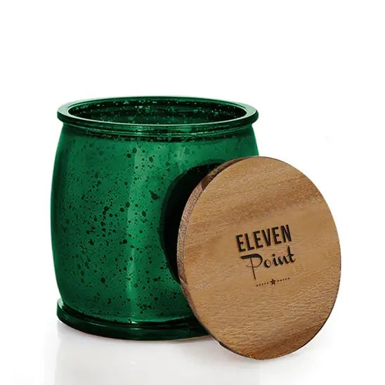 Green Mercury Holiday Ridge Candle