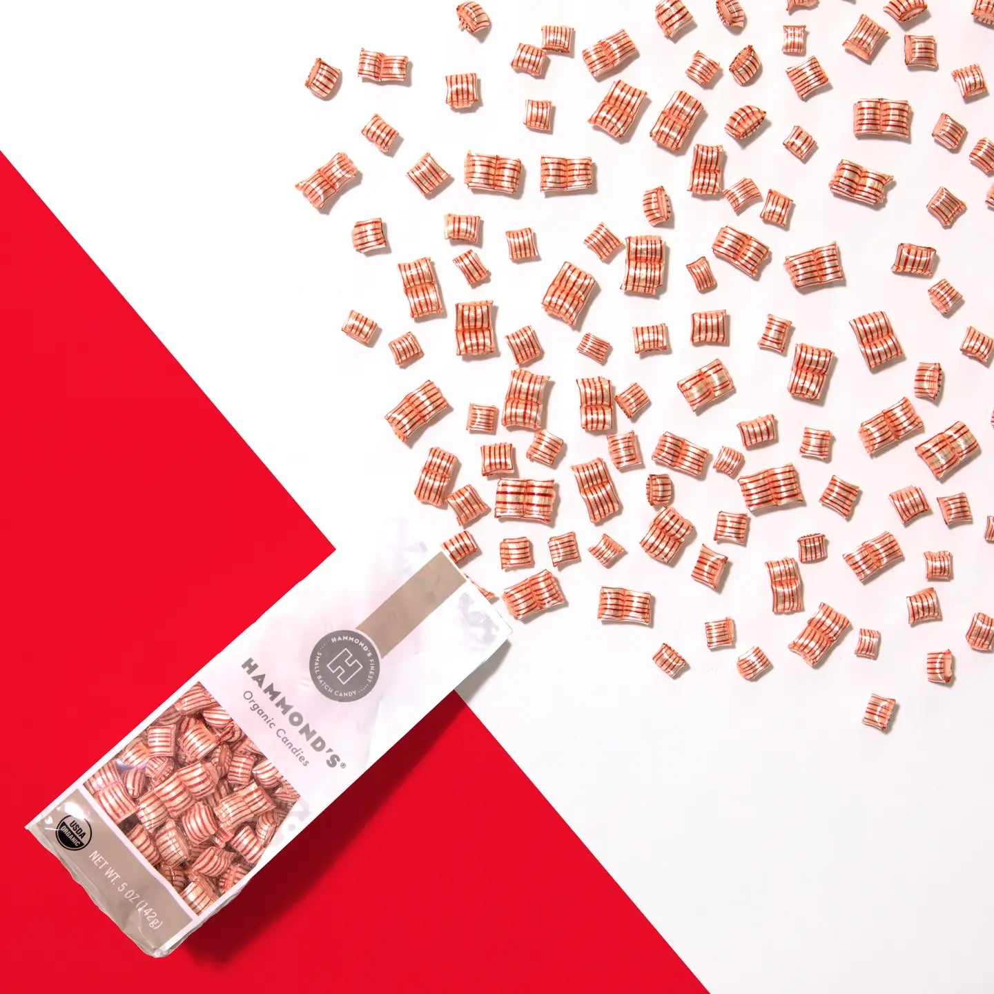 Peppermint Organic Classic Candy - Pillows 5oz Gift Bag