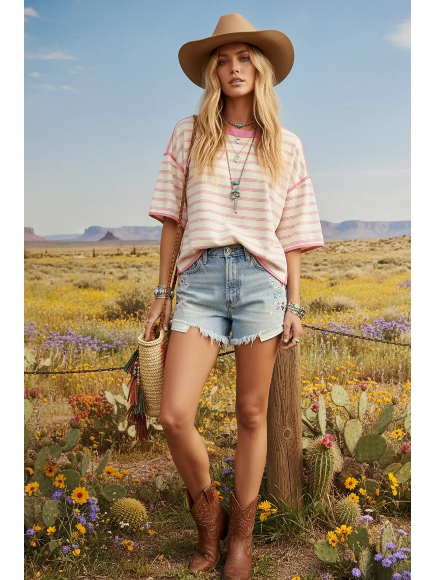 The Coastal Candy Stripe Top