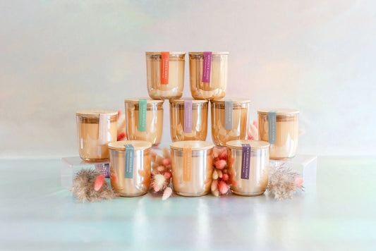 Iridescent Candle Arkansas Made