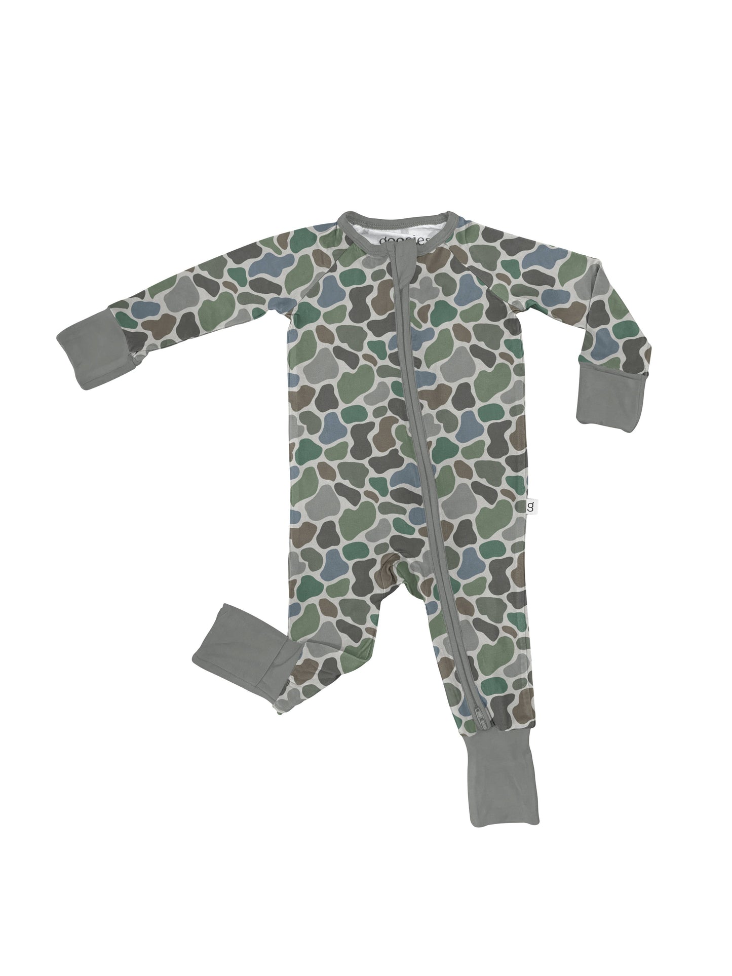 Pebble Camo Zip Convertible PJs