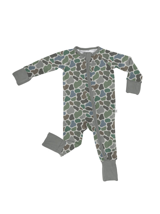Pebble Camo Zip Convertible PJs
