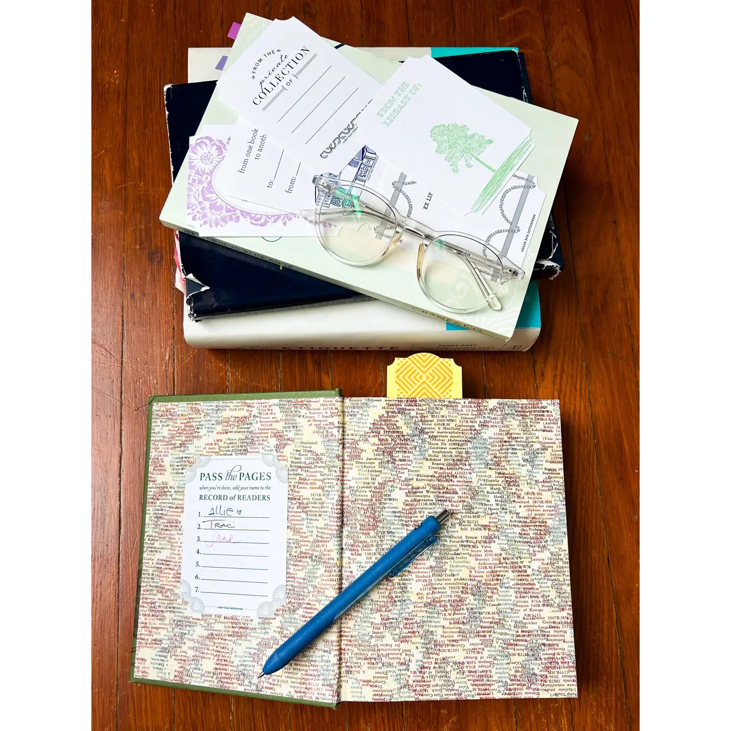 Pass the Pages Book Plate