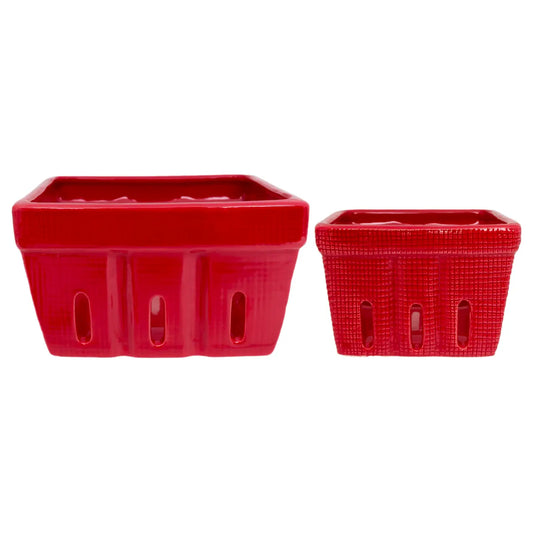 Market Fresh Berry Basket Bowls