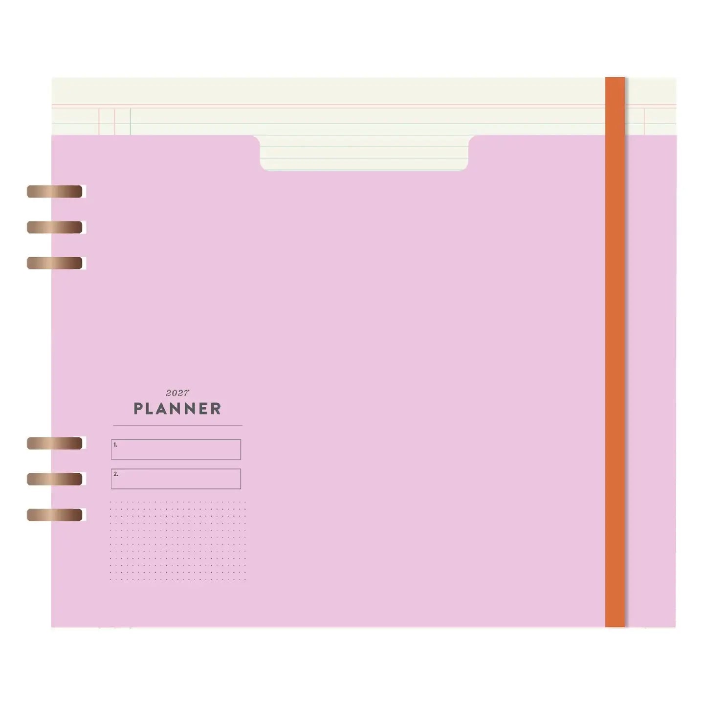 Lilac Pocket Planner 2027 | Weekly & Monthly Spiral Planner