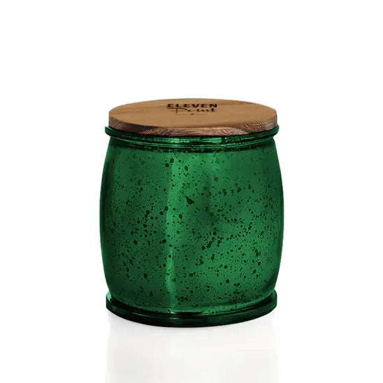 Green Mercury Holiday Ridge Candle