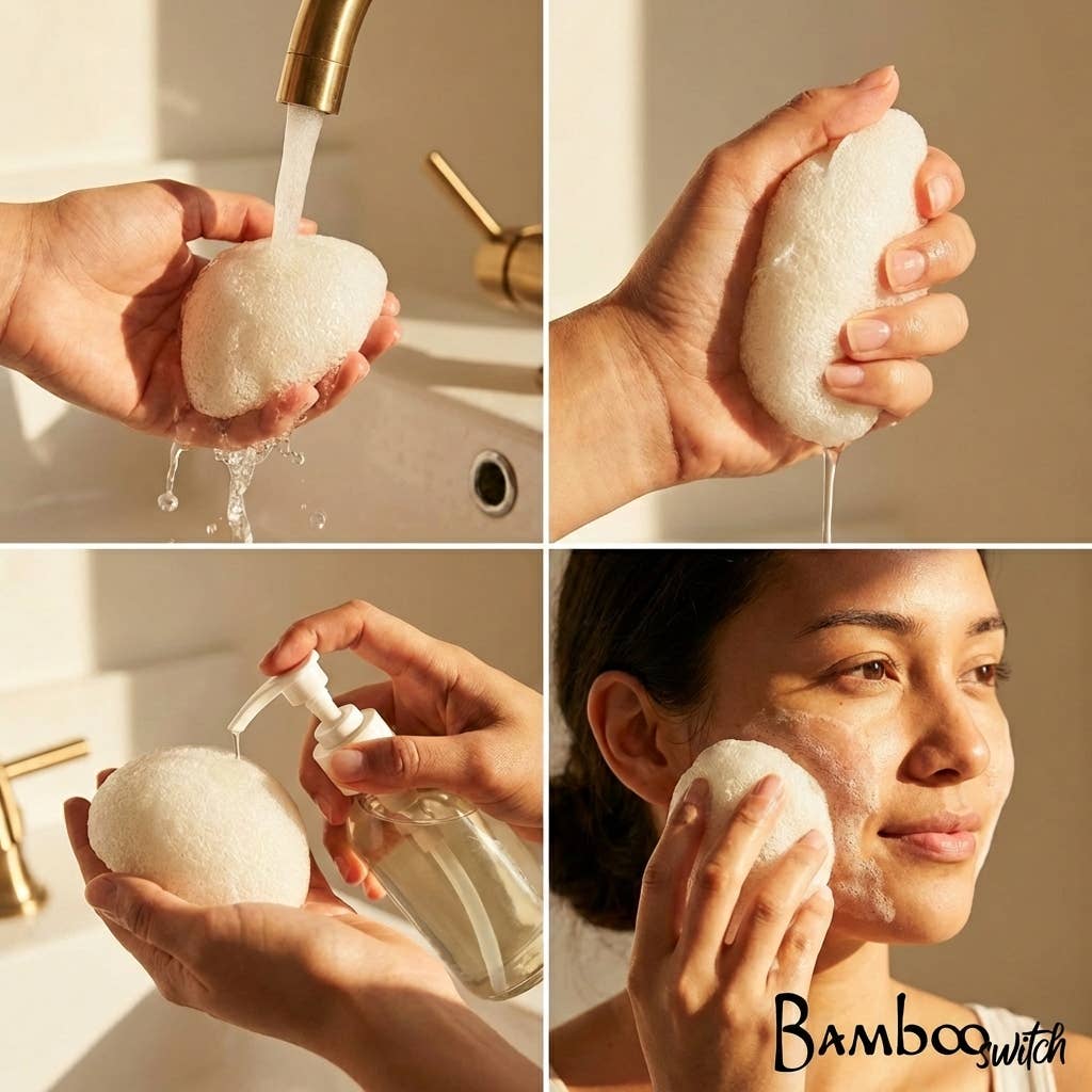 Rust Konjac Facial Cleansing Sponge