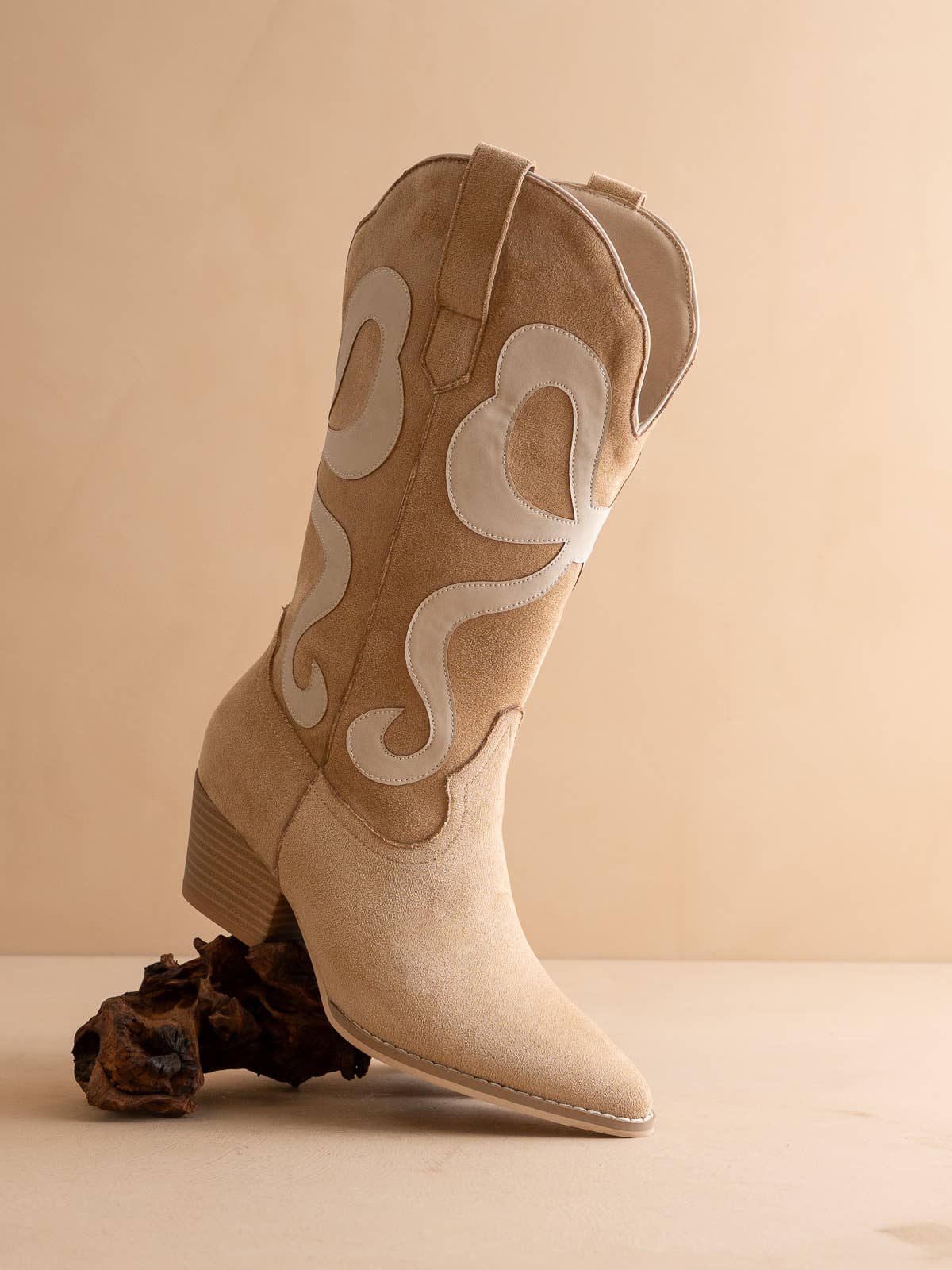 The Bowie Almond Western Cowboy Boots for Women