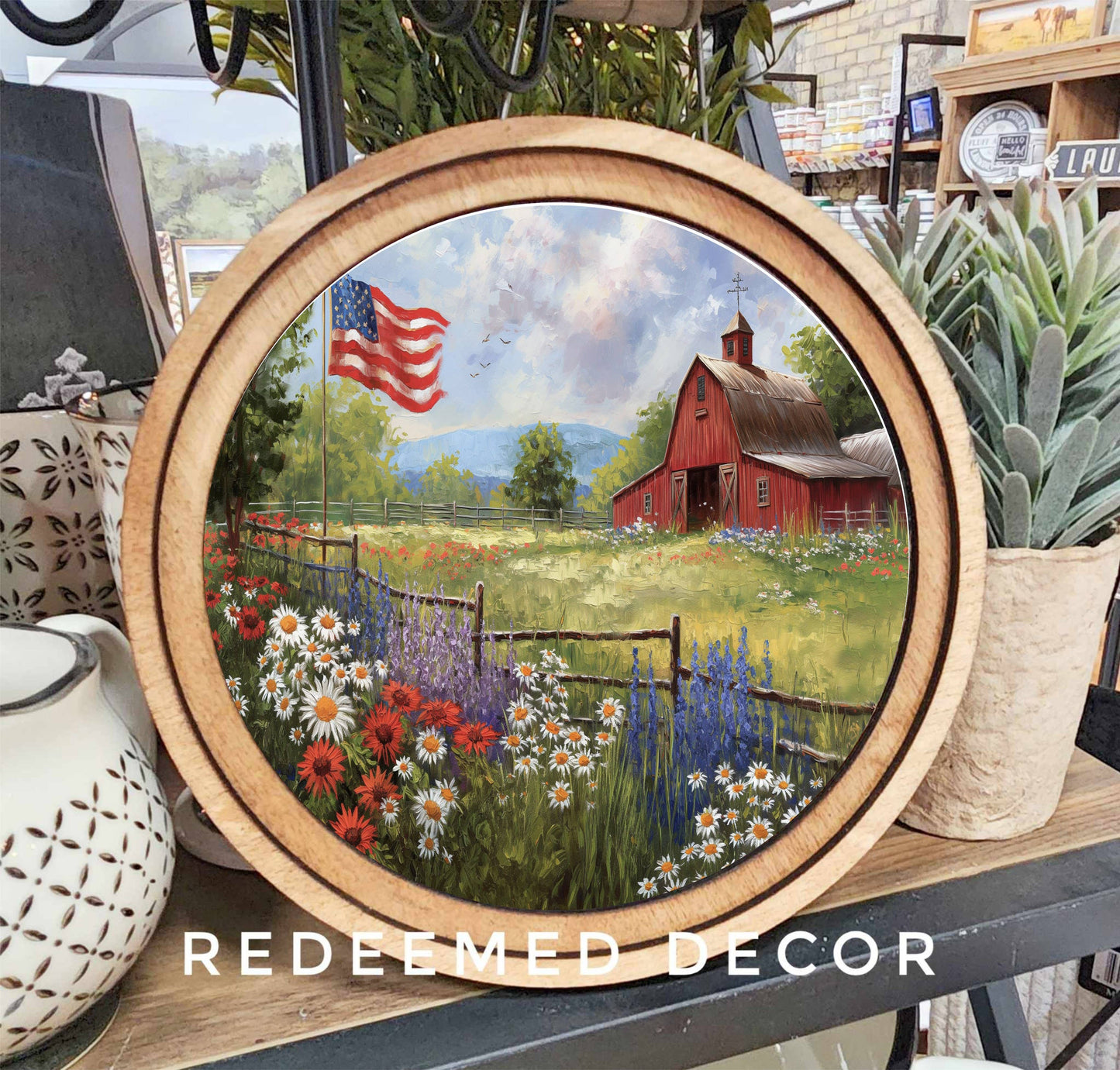 Patriotic Farm Art