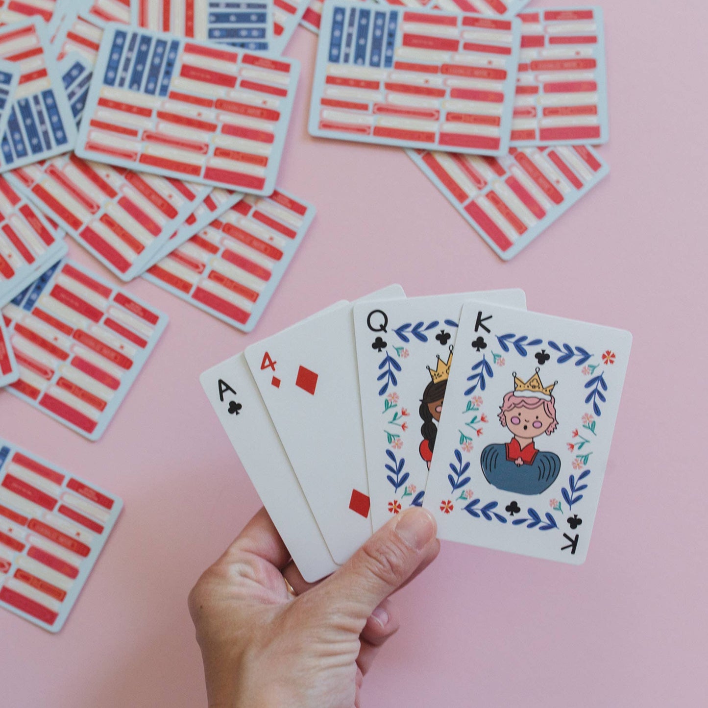 American Flag Books Deck of Cards